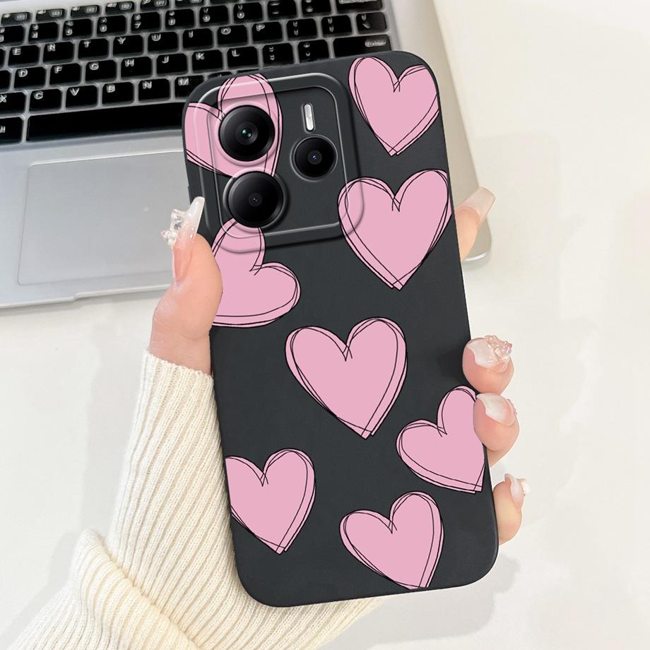 For Xiaomi Redmi Note 14 Pro Plus / Redmi Note 14 14s Note14 Pro Phone Case Silicone Soft Back Cover Dragon Cat Flower Butterfly