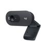 LOGITECH - C505 HD Webcam - USB HD 720p - Mikrofon mit großer Reichweite - Kompatibel mit PC oder Mac - Grau Schwarz