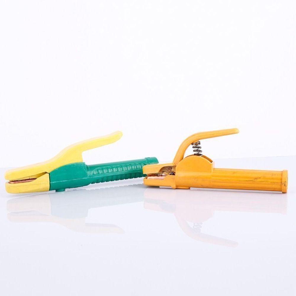 Heat Resistant Welding Electrode Holder Insulated Handle Electrode Holding Clamp For Welders