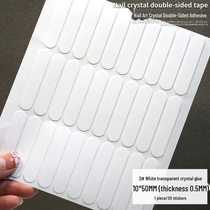 

Прозрачный двухсторонний скотч для демонстрации дизайна ногтей и цветовых карт