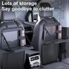 Kids Car Tray Storage Foldable Rear Desk Laptop Holder Car Table For Kids For Toddler Airplane Camping Long Ride Snack Time