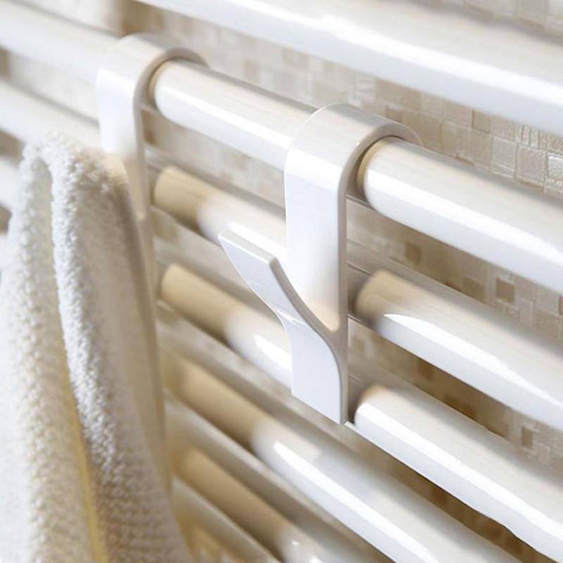 1pcs Towel Rack Radiator Coat Hook Hanger Bath Hook Reinforcement Temperature Resistant Non-slip Fixed Hook