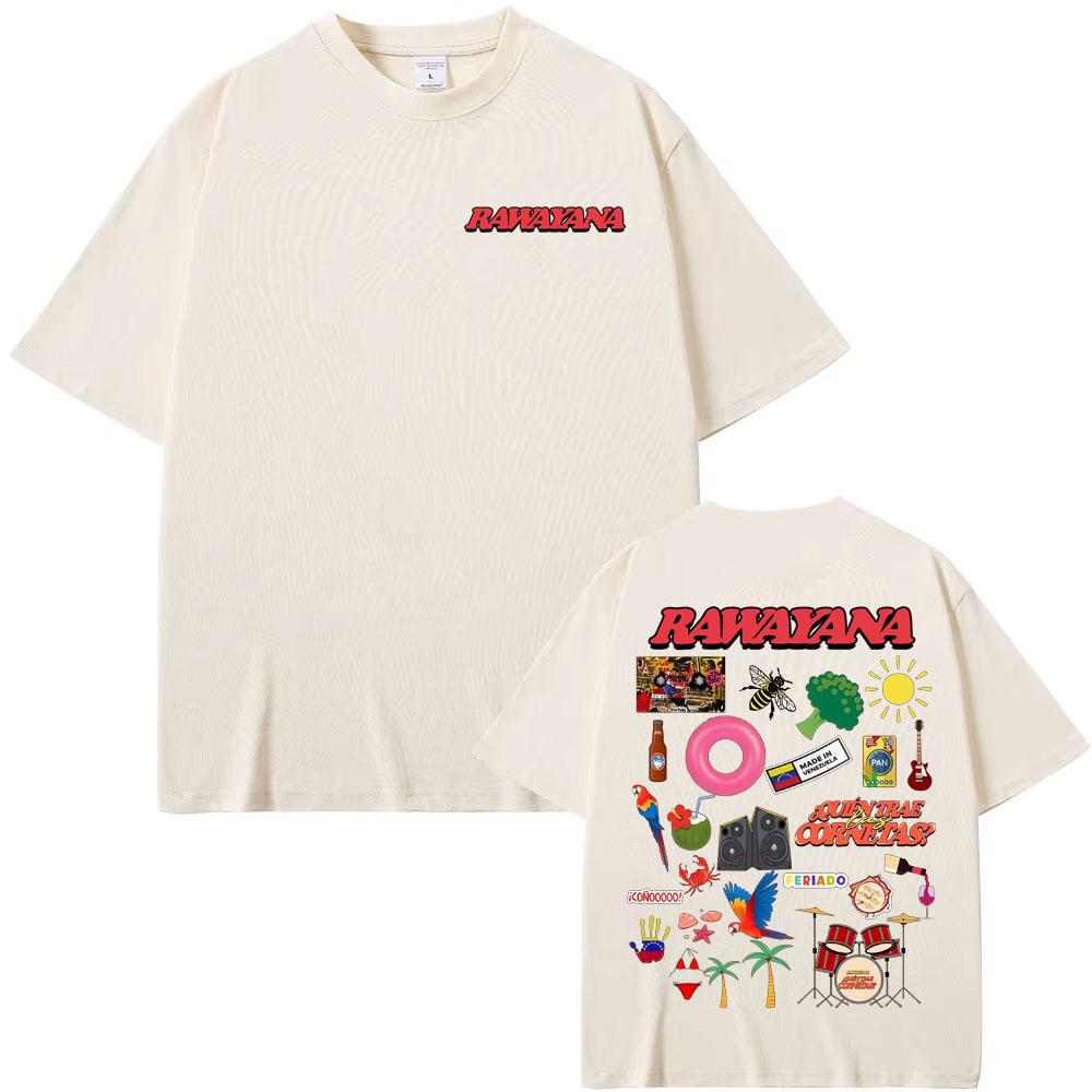 

Rawayana ¿Donde Es El After Album Tour Tshirts UNISEXs Clothes Fashion Harajuku Y2K Tshirt UNISEX Summer Tops Loose Top Streetwear 4XL