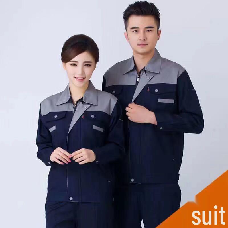 

Мужской комплект рабочей одежды с длинным рукавом: Костюм для авторемонта и сварки с нанесением логотипа для весны и осени 2XL/180 Set