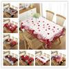 New Dining Table Cloth Tablecloth Waterproof Valentine's Day Red Rectangular High-end Decorative Tablecloth Holiday