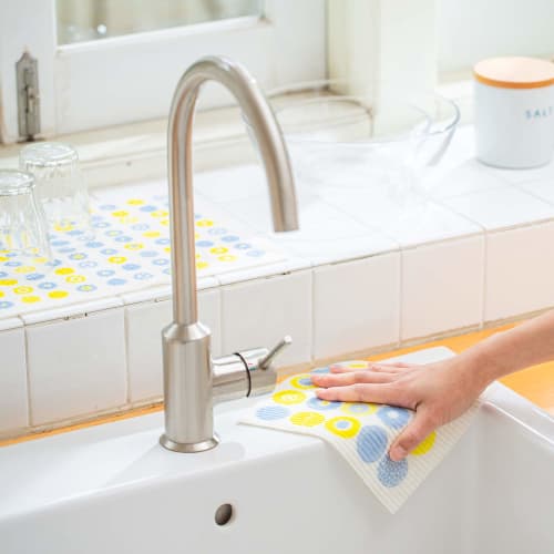 E.oct Eco Comfort House Sponge Wipes, Candy Yellow, Nordic Style