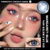 FUNSACHY 1 Pair Green Contact Lenses for Eyes Natural Colored Contact Blue Eyes Lenses Korean Contacts Lenses Yearly Gray Pupil