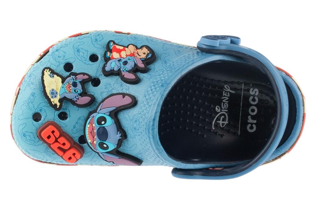 Crocs Classic Stitch Clog T, for Girl Blue Slides