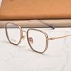 High Quality Ultralight Pure Titanium Glasses Frame For Men And Women Fashionable Retro Eyeglasses Optical Prescription Eyewear