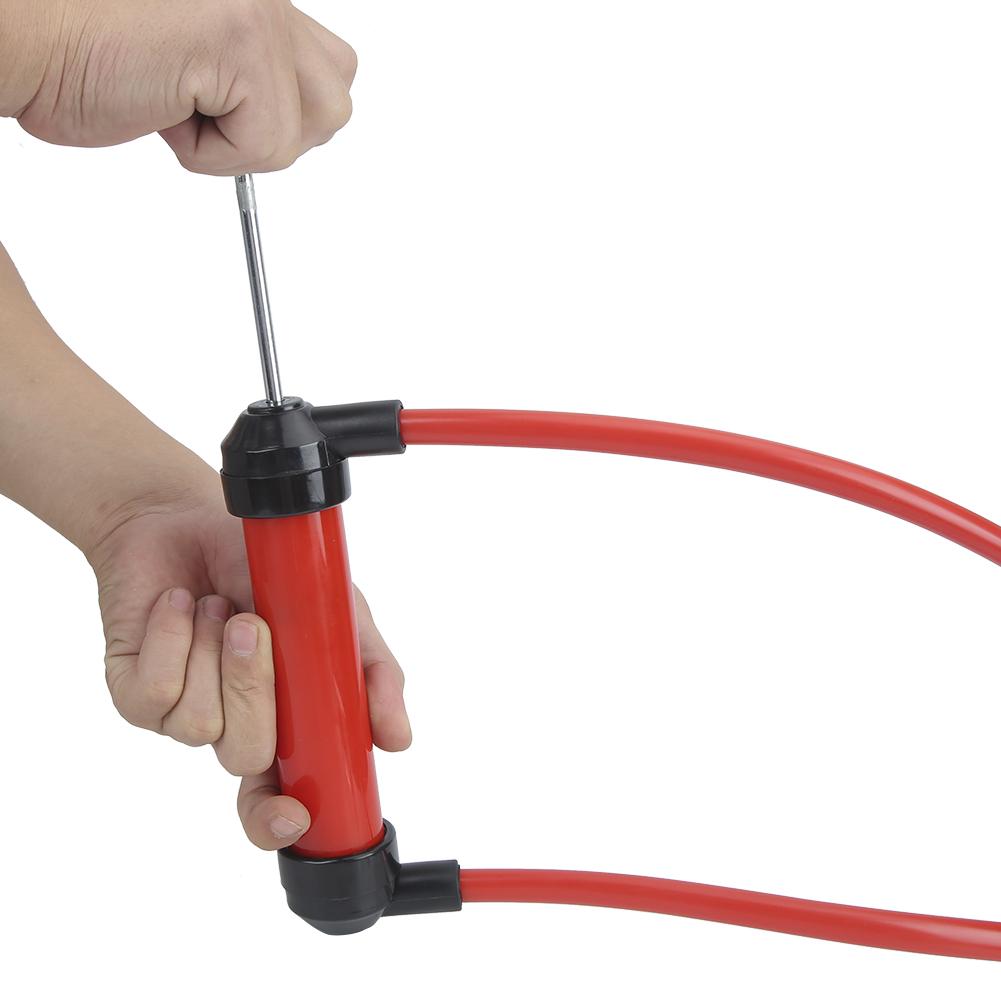 Portable Manual Car Siphon Pump Pipe Oil Extractor Liquid Fuel Transfer Hand Air Pumps