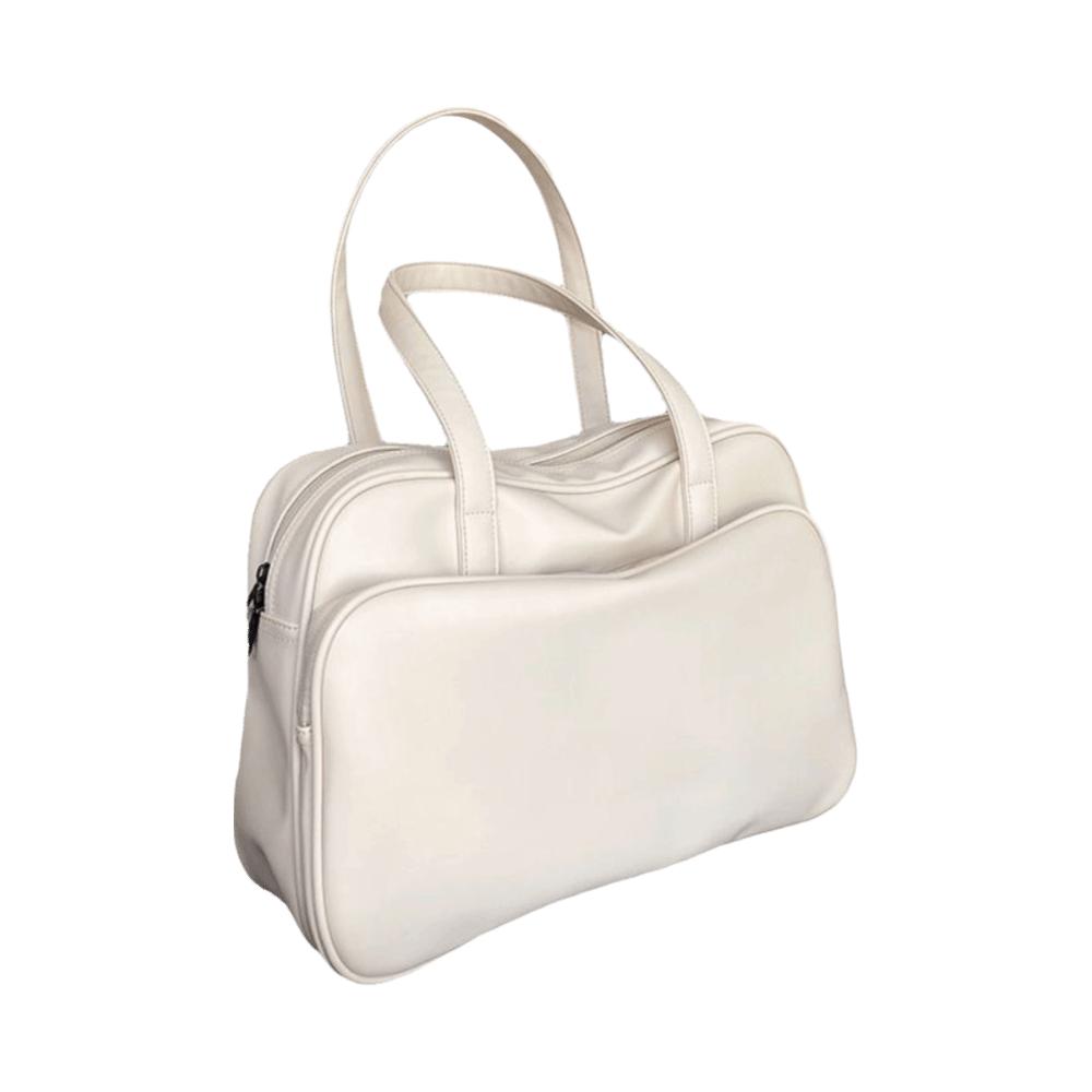 

Korean Leather Shoulder Bag Handbags Travel Big Bag Cute Large Capacity Tote Bag Outdoor