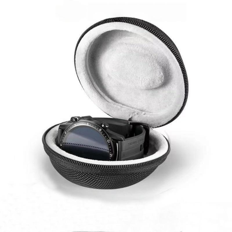 1Pcs Portable Single Watch Travel Case Shockproof Impact Resistant Storage Box for Safe Watch Carrying In Transit
