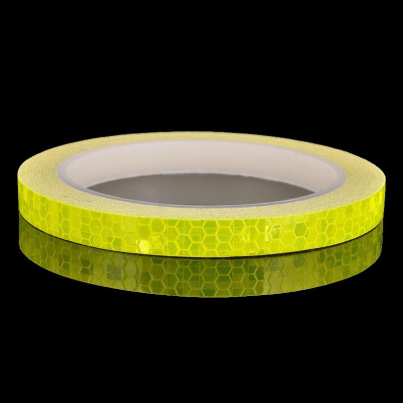 8M/Roll Bike Safety Motorcycle Helmet Reflector Tape DIY Car Scooter Accessory PVC Reflective Glow Stickers