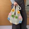 Nuova Borsa a Spalla Floreale alla Moda per Donna Stile Campagnolo Casual da Donna Grande Capacità Borsa da Viaggio Shopper