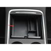 Fit For Tesla Model 3 Y - Matte Black Console Storage Box Cover Trim 1PC