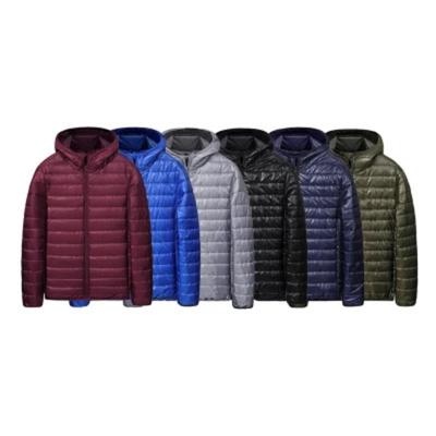 Autumn and Winter Coat Men's Cotton-padded Jacket Men's Light Solid Color Bread Jacket Thin Cotton-padded Jacket