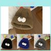 Adorável Gorro Tricotado de Monstro de Olho Grande de Desenho Animado Para Casais em Várias Cores Perfeito para Vestir no Outono e Inverno