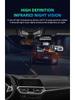 2K Dual-Lens HD Dash Cam with Interior Recording, Night Vision, and WiFi