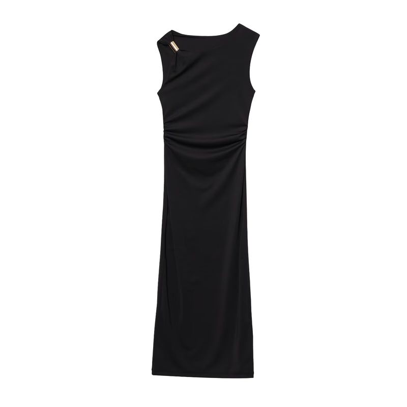 Jnleaog Autumn New Women's Clothing Fashion Style Stylish Metal Inlaid Dress 1026151527