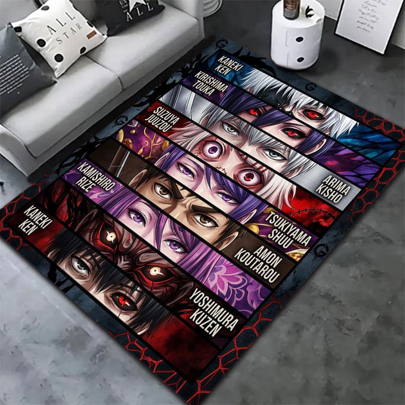 Tokyo Ghoul Carpet Rug For Living Room Bedroom Home Sofa Decoration Kids Play Nonslip Floor Mat