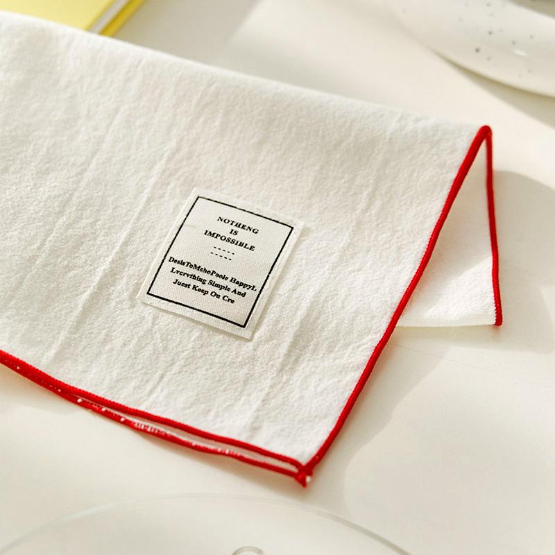 1Pc Cover Cloth Originality Placemat Retro Style Solid Color Rural Style Photography Props Decorative Cloth Cotton