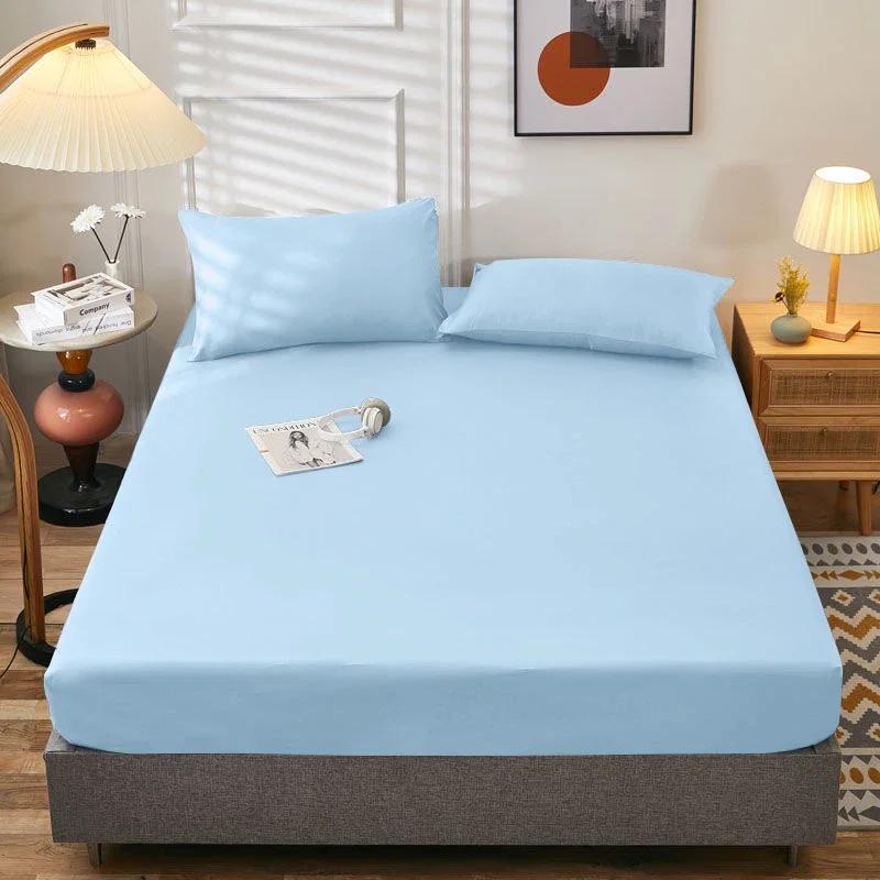 Fitted Sheet with Elastic Bands Non Slip Adjustable Mattress Covers for Single Double King Queen Bed,90/120/150/180cm