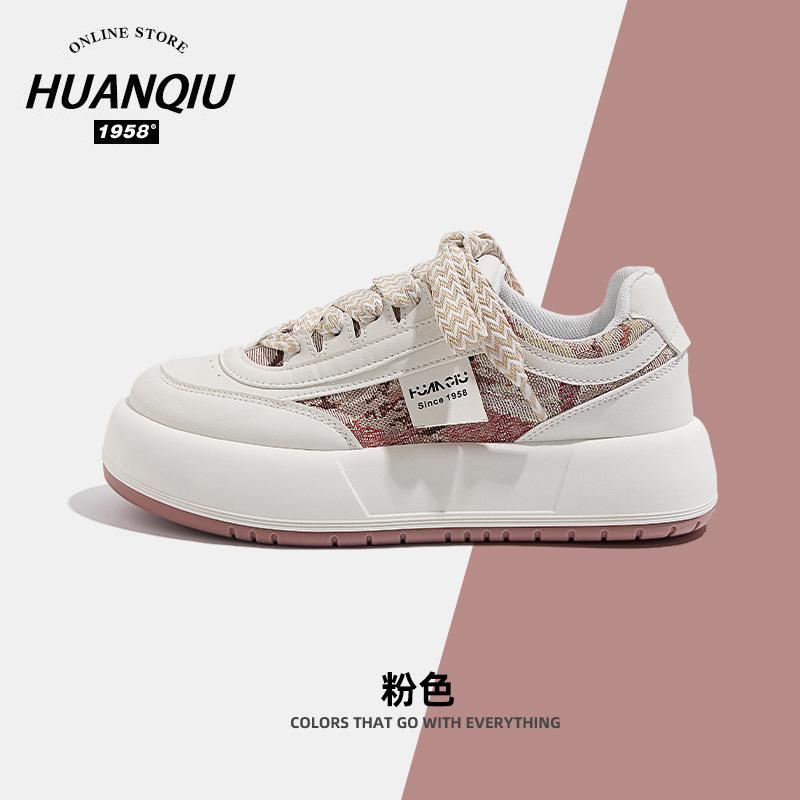 

Глобальные кеды ZHQ9026 женские 2025 новая летняя шикарная дизайнерская мода универсальная обувь белая обувь 40 розовый