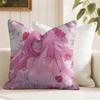 Elysia Animation HHonkai IImpact Cushion Cover Natural Linen Double Sided Print  Throw Pillow Case for Sofa Couch Home Decor