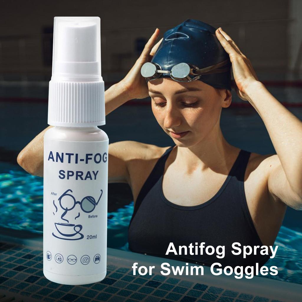 20ml Anti Fog Spray for Swim Goggles Coating Defogger Scratch Remover Clear Eyeglasses Cleaner for Windshields