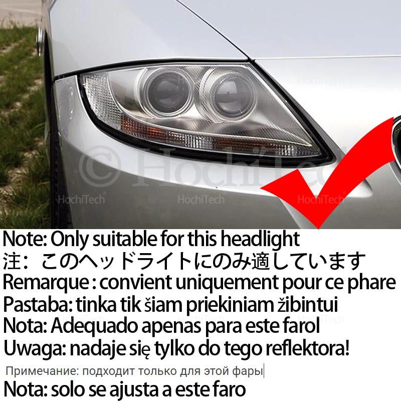 For BMW Z4 E85 E86 2002-2008 Car Accessories High Quality 16-Color Ultra Bright RGB Cotton LED Angel Eye Rings Daytime Light