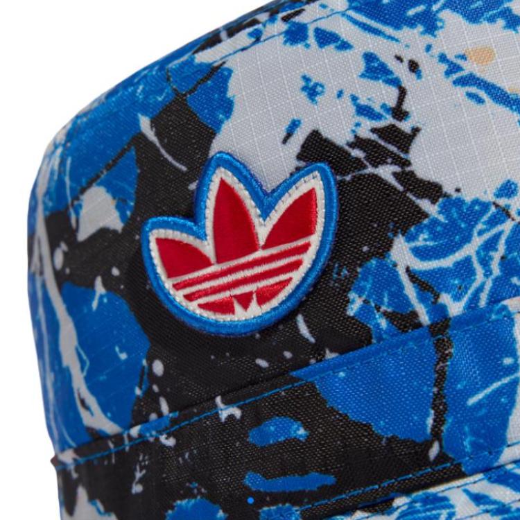 Adidas Personalized Trendy Design Fisherman Hat Unisex Hats Blue KE5264