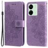 For Xiaomi Redmi 13C 4G/5G/13R 5G/Poco M6 5G/Poco C65 4G Case Floral Pattern PU Leather Wallet Stand Phone Cover
