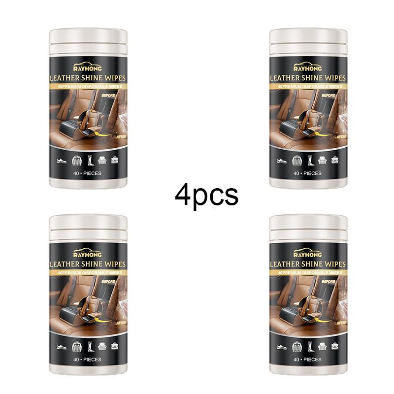 Rayhong Leather Cleaning Wipes Leather Sofa Car Seat Shoes Anti-cracking Fading Cleaning Care