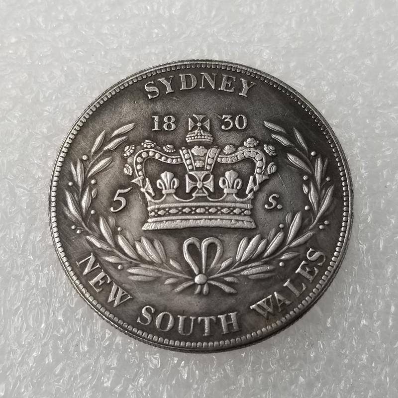 Antique Craft Australia 1830: Silver-Plated Dollar Round Collection #169 Copper