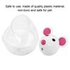 Pet Cat Dog Leakage Feeder Slow Food Dispenser Mice   Design   Toy(Pink)