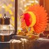 Pack Of 3 Fall Themed Turkey Honeycomb Decors Thanksgiving Dinner Table Centerpieces Autumns Harvests Party Paper Crafts