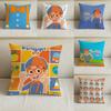B-Blippi Cushion Cover Natural Linen Pillowcase Set, All-In-One Decor For Sofa, Bedroom & Chair