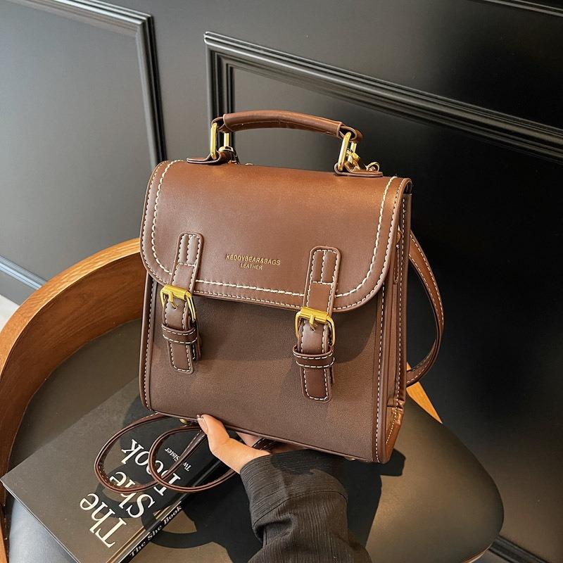 Backpack Women's Fashion New Niche Design Casual Connector Trend Student Bag Travel Small Backpack