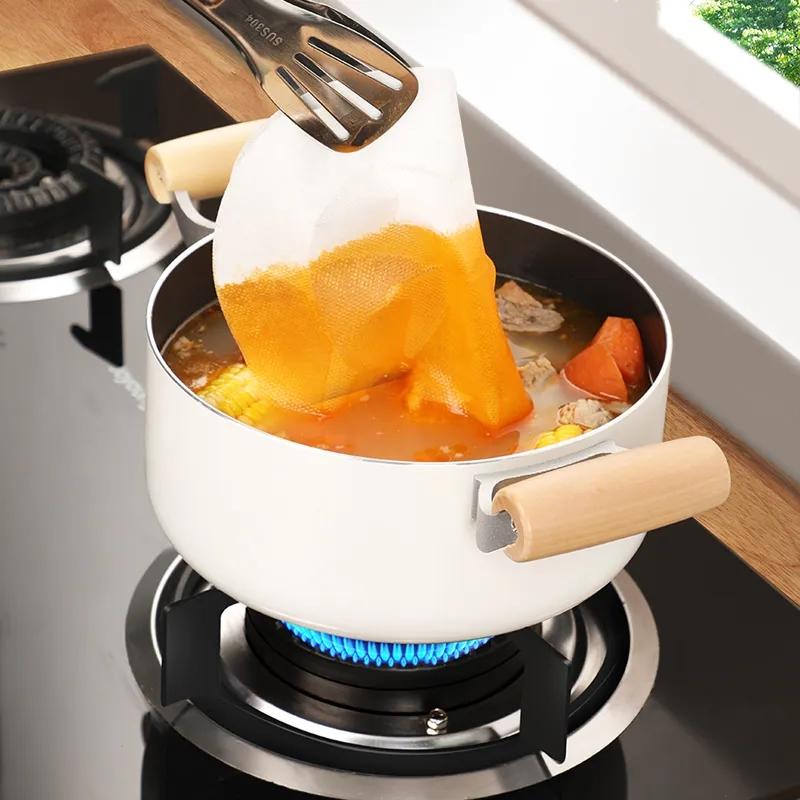 90/12PCS Kitchen Disposable Oil-Absorbing Paper Food Grade Soup Oil Filter Paper Cooking Baking Gadgets Home Oil Absorption Film