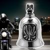 Motorcycle Bell Good Luck Motorcycle Riding Bell Maple Leaves Design Clear Sound Punk Art For Urban-Commuting Cruising Adventure