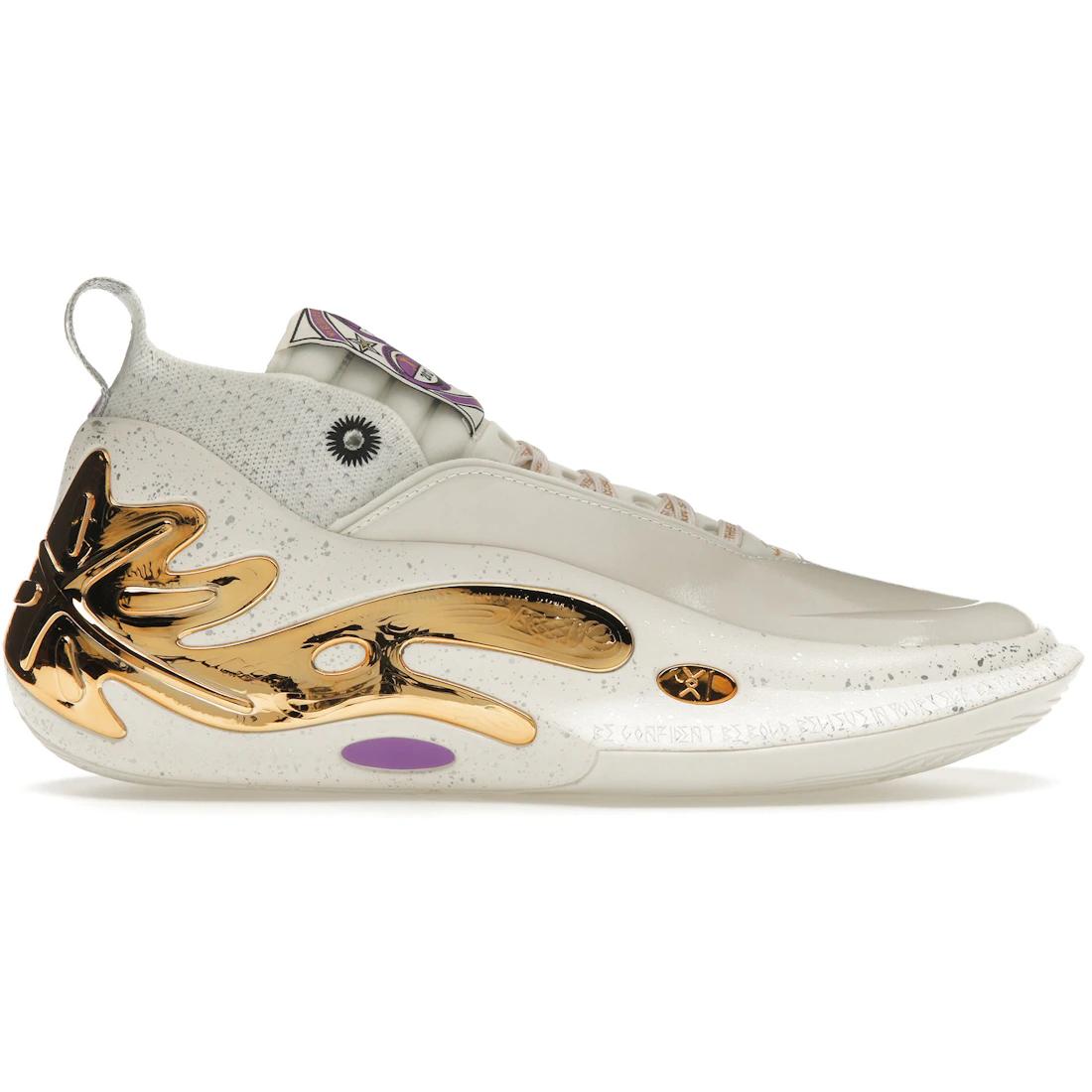 

LiNing Way of Wade 11 Статуэтка Подарочная Коробка Carbon Core Tech Стабильная Амортизация Поддержка С Подушкой Средний Верх Мужские Баскетбольные Кроссовки ABAU049-12 43