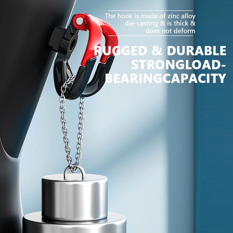 SEAMETAL Motorhelm Haak Houder Handtas Dubbele Haak Bagage Boodschappentas Hangers Aluminiumlegering Motorfiets Accessoires
