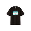 Uniqlo Cartoon Print Round Neck Short Sleeve T-Shirt Men Tops Black 427487-09