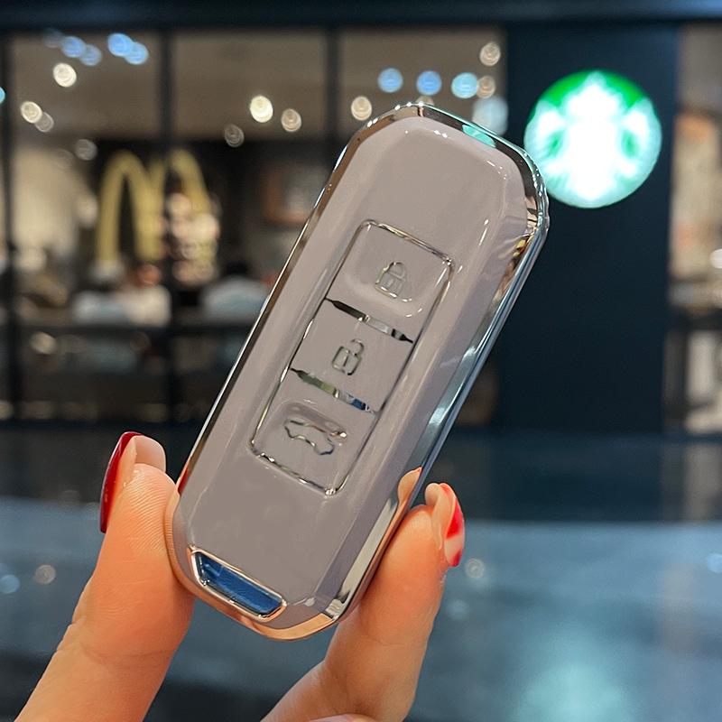 Compatible Key Case for Baojun Models: 510, 730, 530, Kiwi, 560, E100, E200, RS3, 360.