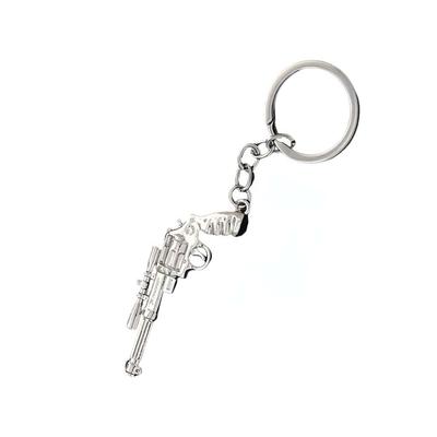 3D Pistol Gun Keychain for Women and Men, Stainless Steel Funny Mini Gun Pendant Charm Keychain Accessories Gift for Car Key Ring, Backpack, Handbag