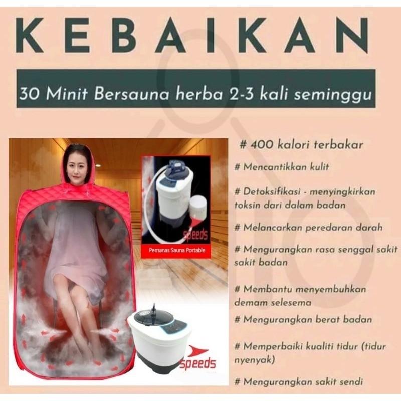 2L Tragbares Faltbares Dampfbad Sauna Zelt Persönlicher Gewichtsverlust Schlankheitskur Haut-Spa Haushalt Sauna Dampfgarer Top Gerät