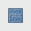 Argyle Pattern Bandana (55cm X 55cm) - Blue