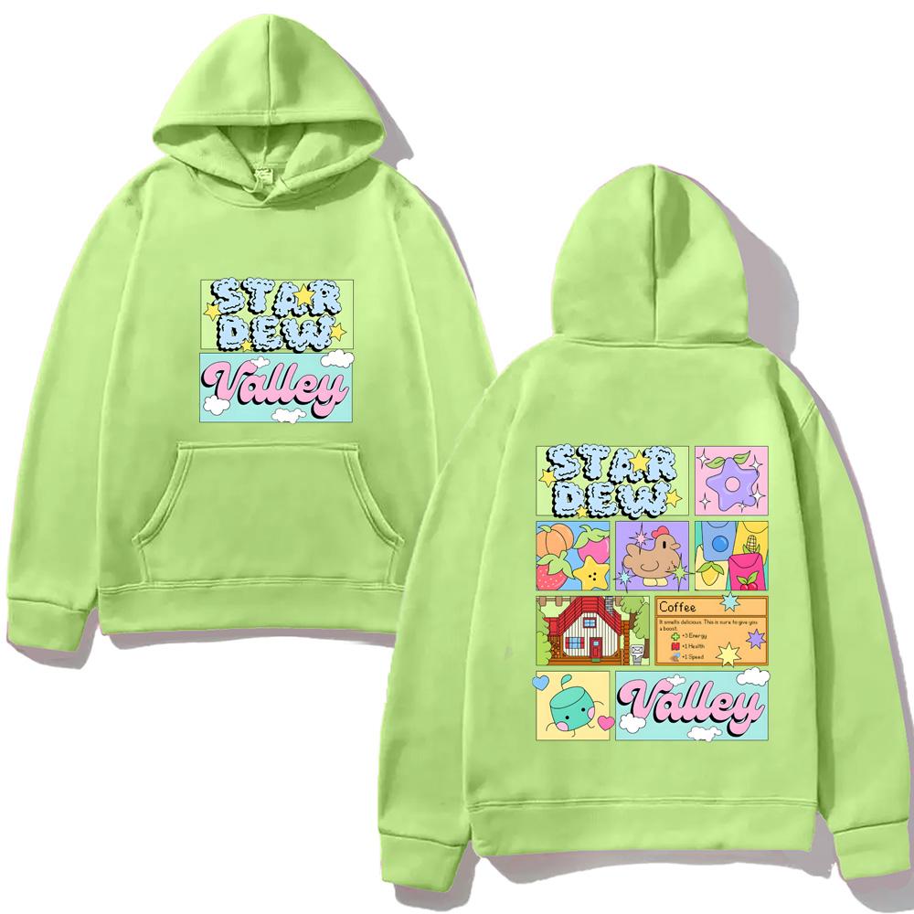 Stardew Valley GAME HOODIE New Style Casual High Quality Harajuku Sweatshirt with Hooded Fleece for Autumn/Winter Comfortable Hoody
