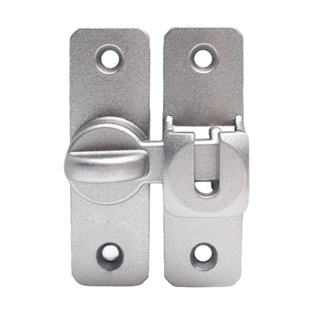 Aluminum Alloy Anti-theft Door Buckles Hardware Durable Door Latch Anti-theft 90 Degree Door Lock Buckle Cabinet