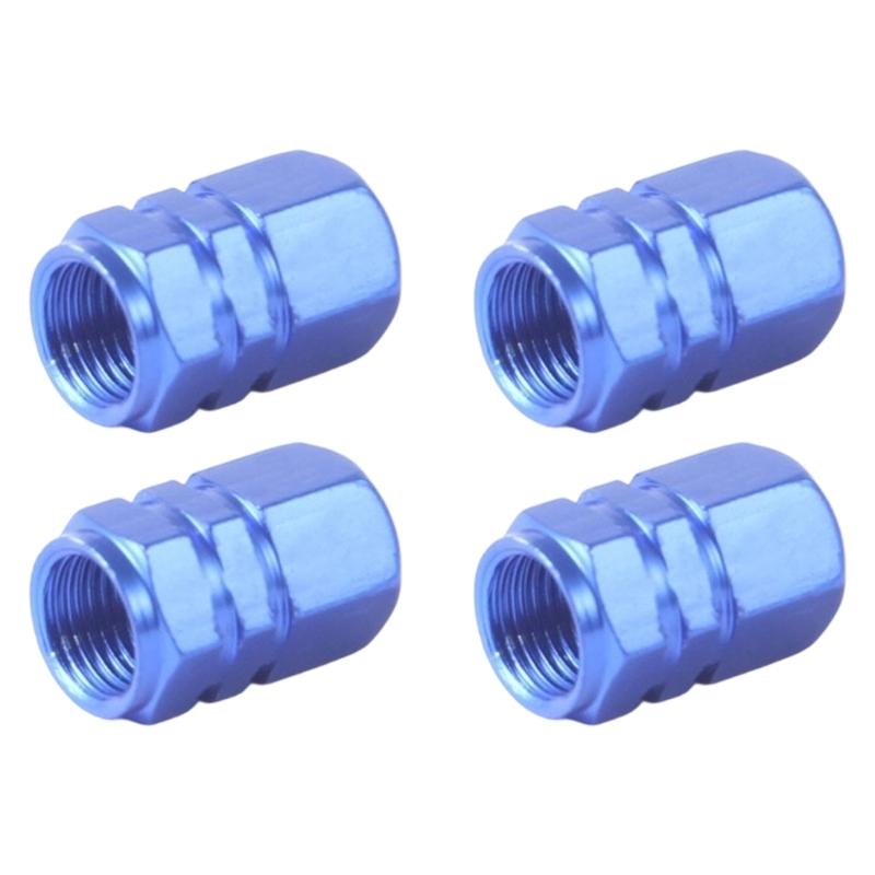 4Pcs Car Tire Adapter Stems Cap Simple Tire Adapter Cap Aluminum Tire Wheel Stem Air Adapter Cap Car Accessories